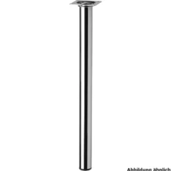 Möbelfuß POP 700 x 30 mm rund in Chrom