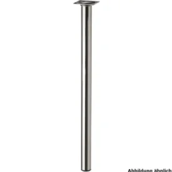 Möbelfuß POP 700 x 30 mm rund in Edelstahl-Dekor