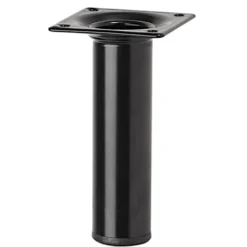 Möbelfuß POP 100 x 30 mm rund in Schwarz