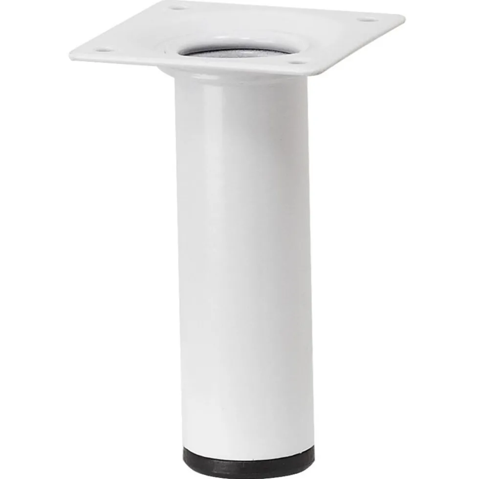 Möbelfuß POP 100 x 30 mm rund in Weiß