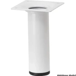 Möbelfuß POP 700 x 30 mm rund in Weiß