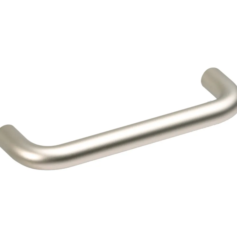 Möbelgriff 106mm Stahl, nickelmatt