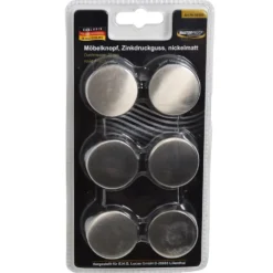 Möbelknopf 38 mm 6-teilig
