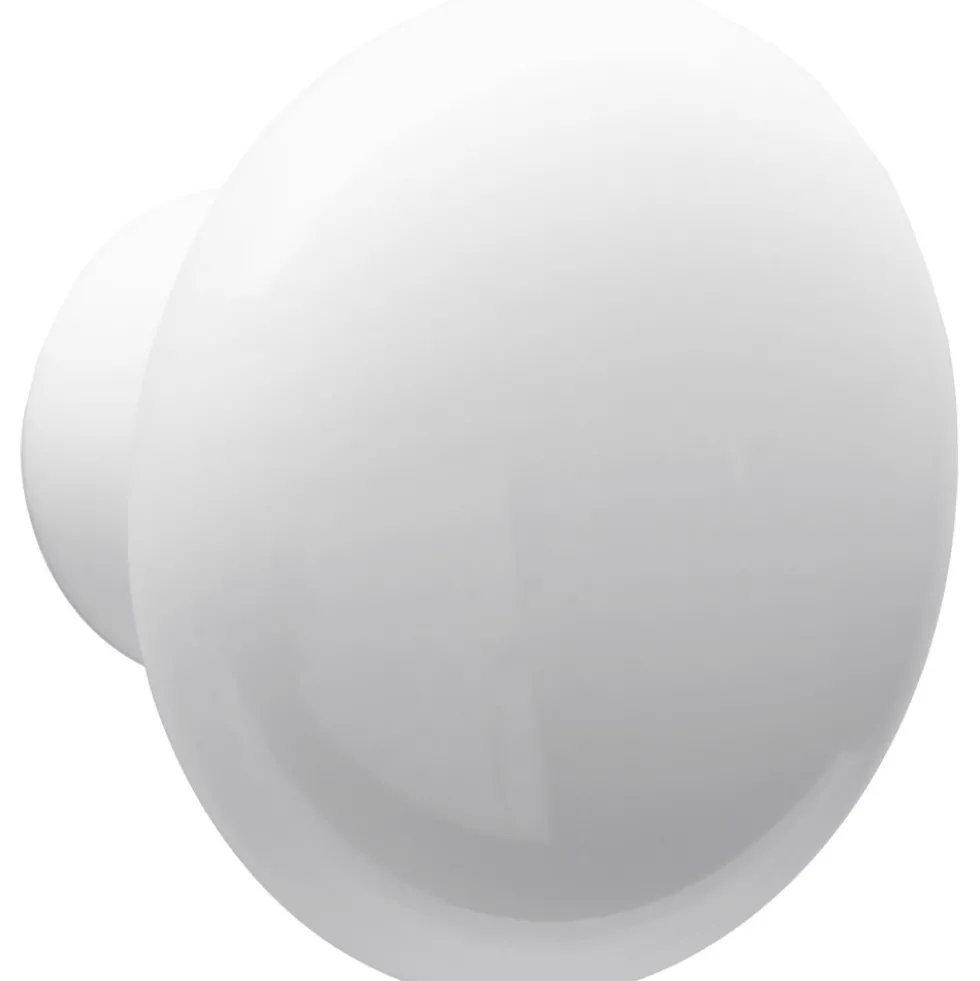 Möbelknopf Porzellan 32mm weiß