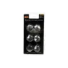 Möbelknopf Zinkdruckguss verchromt 30 mm 6-teilig