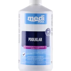 mediPOOL Poolklar 1 Liter, Poolwasser-Pflege gegen Trübung