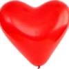 Mega Herzballon 2 Stück in rot