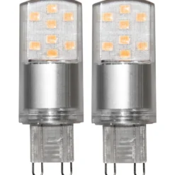 MEGOS LED-Stiftsockellampen 3,5 Watt G9 2er Set