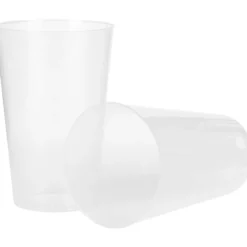 Mehrweg-Trinkbecher 10 Stück klar 0,4 Liter