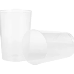 Mehrweg-Trinkbecher 10 Stück klar 0,2 Liter