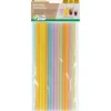 Mehrweg-Trinkhalme 25 Stück 21 cm Ø 0,6 cm bunt