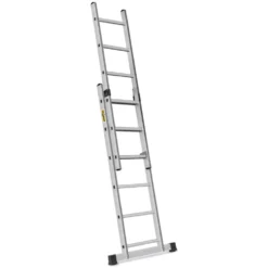 Mehrzweckleiter 3in1 aus Aluminium mit 2x6 Sprossen
