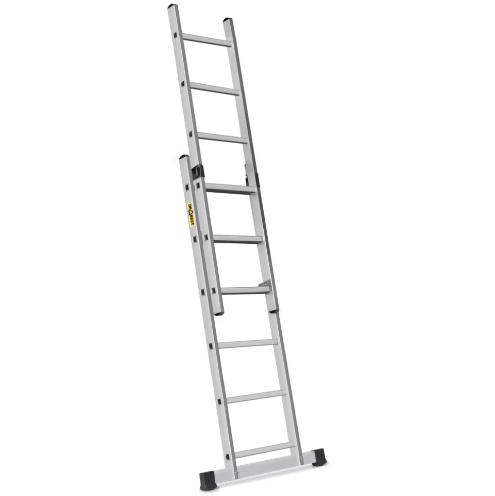 Mehrzweckleiter 3in1 aus Aluminium mit 2x6 Sprossen