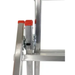 Mehrzweckleiter mit 3x6 Sprossen aus Aluminium