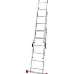 Mehrzweckleiter mit 3x6 Sprossen aus Aluminium