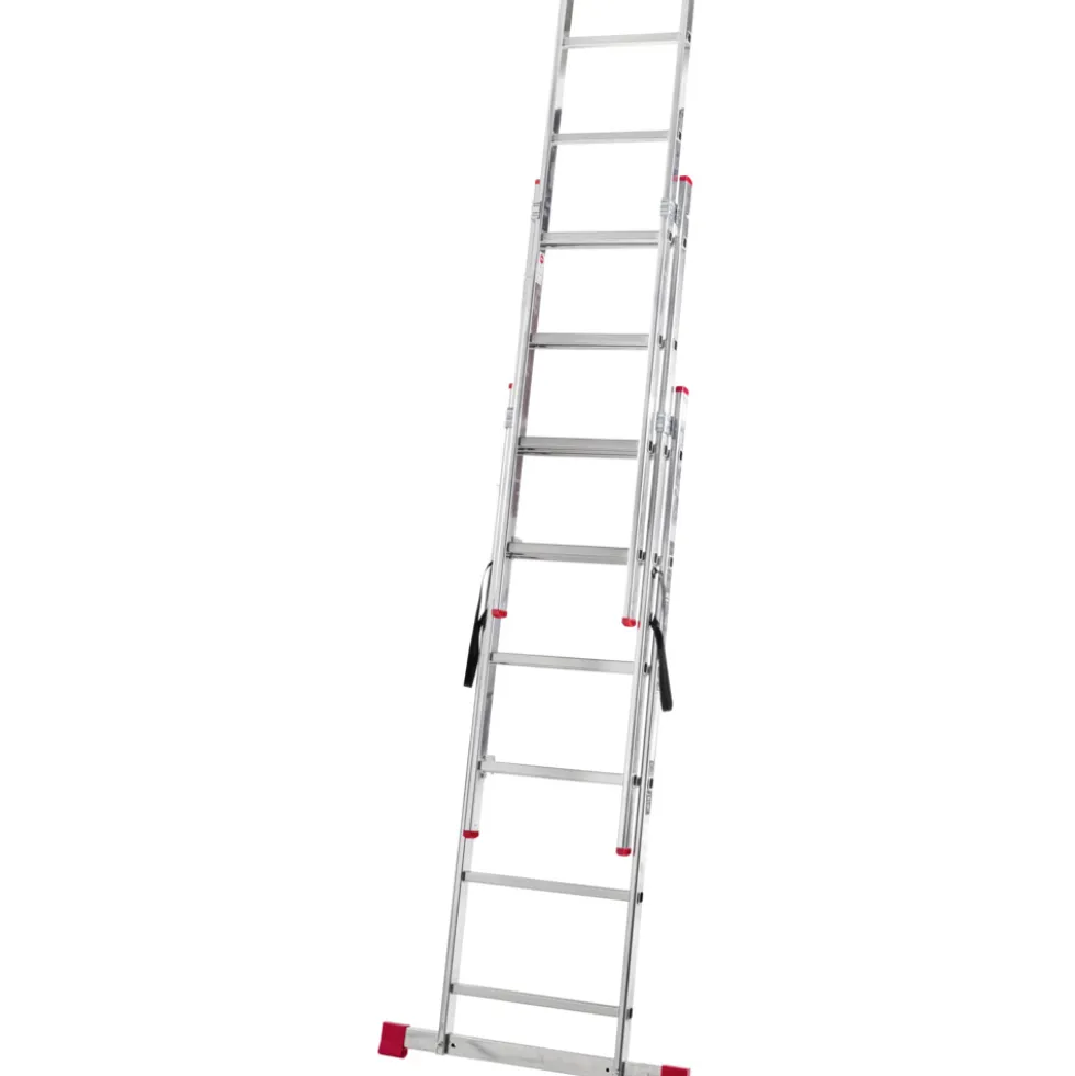 Mehrzweckleiter mit 3x6 Sprossen aus Aluminium