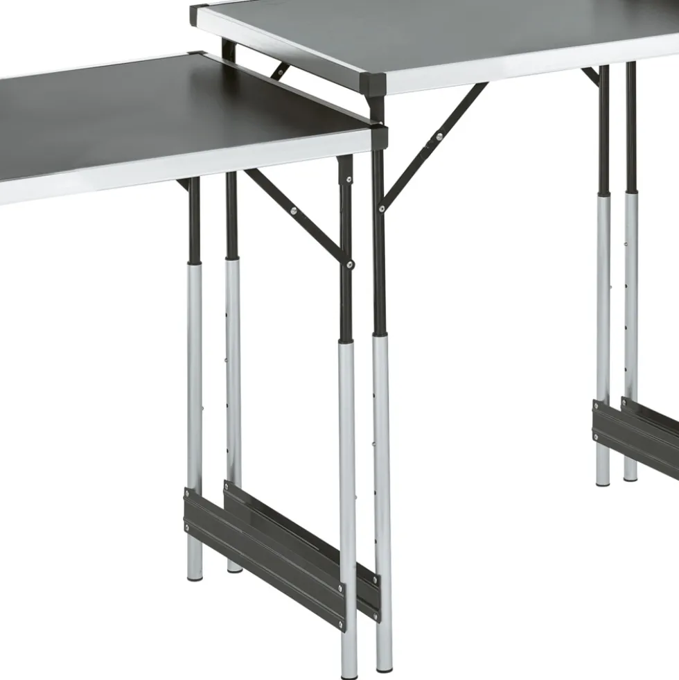 Mehrzwecktisch 3-teilig mit Aluminiumgestell
