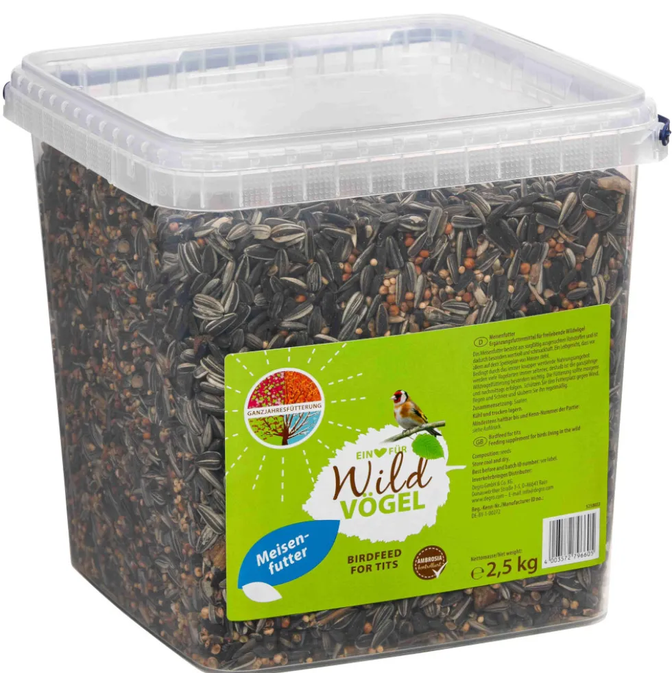Meisenfutter 2,5 kg im Eimer aus für mehr Energie