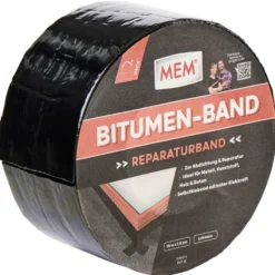 MEM Bitumen-Band schwarz 7,5cm x 10m