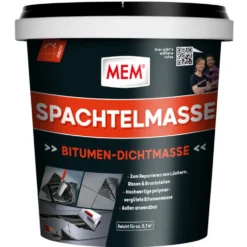 MEM-Bitumen-Spachtelmasse 1 kg