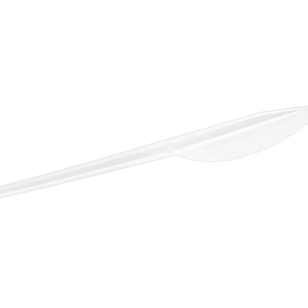 Messer Premium 25 Stück aus Kunststoff klar