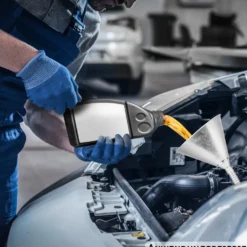 Metalltrichter Einfülltrichter mit Sieb