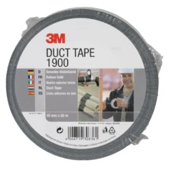 3M Gewebeklebeband Duct Tape 1900 in schwarz 50 m x 50 mm