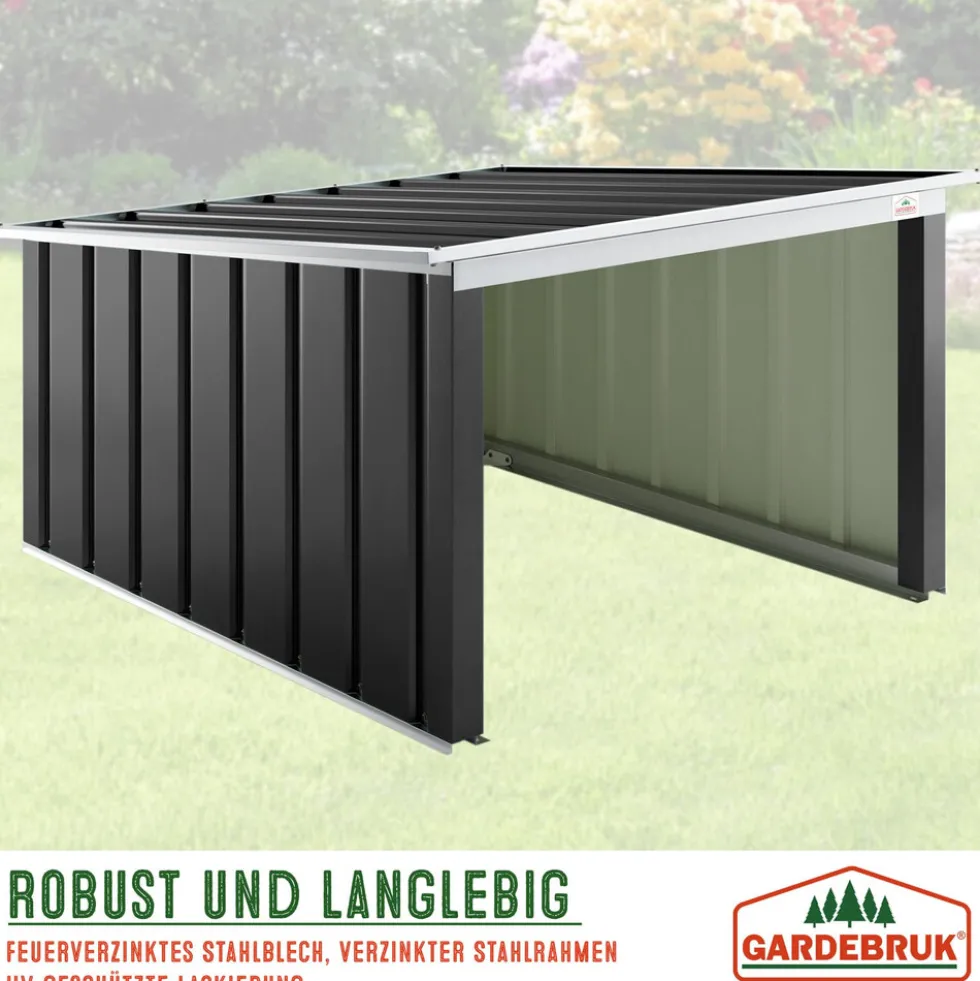 Mähroboter Garage 89 x 90 x 54 cm Anthrazit