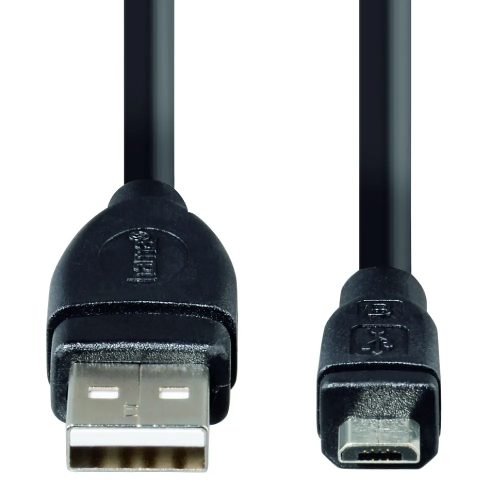 Micro-USB Kabel geschirmt 1,8m lang