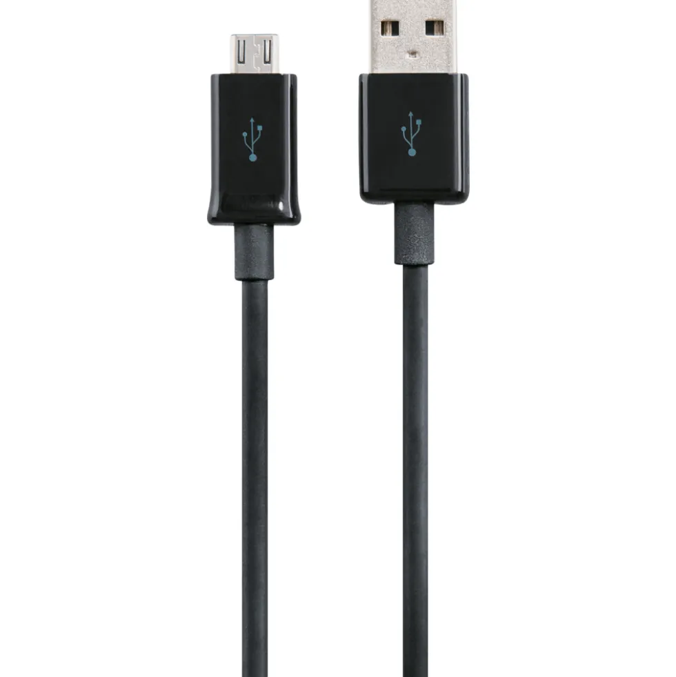 Micro-USB-Kabel 0,90m USB 2.0, schwarz