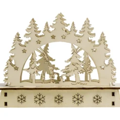 Mini-LED-Schwibbogen aus Holz, Designauswahl