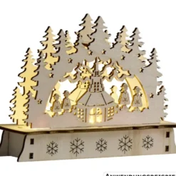 Mini-LED-Schwibbogen aus Holz, Designauswahl