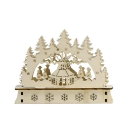 Mini-LED-Schwibbogen aus Holz, Designauswahl