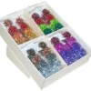 Mini-Schleifen ''Metallic'' 4er-Set selbstklebend