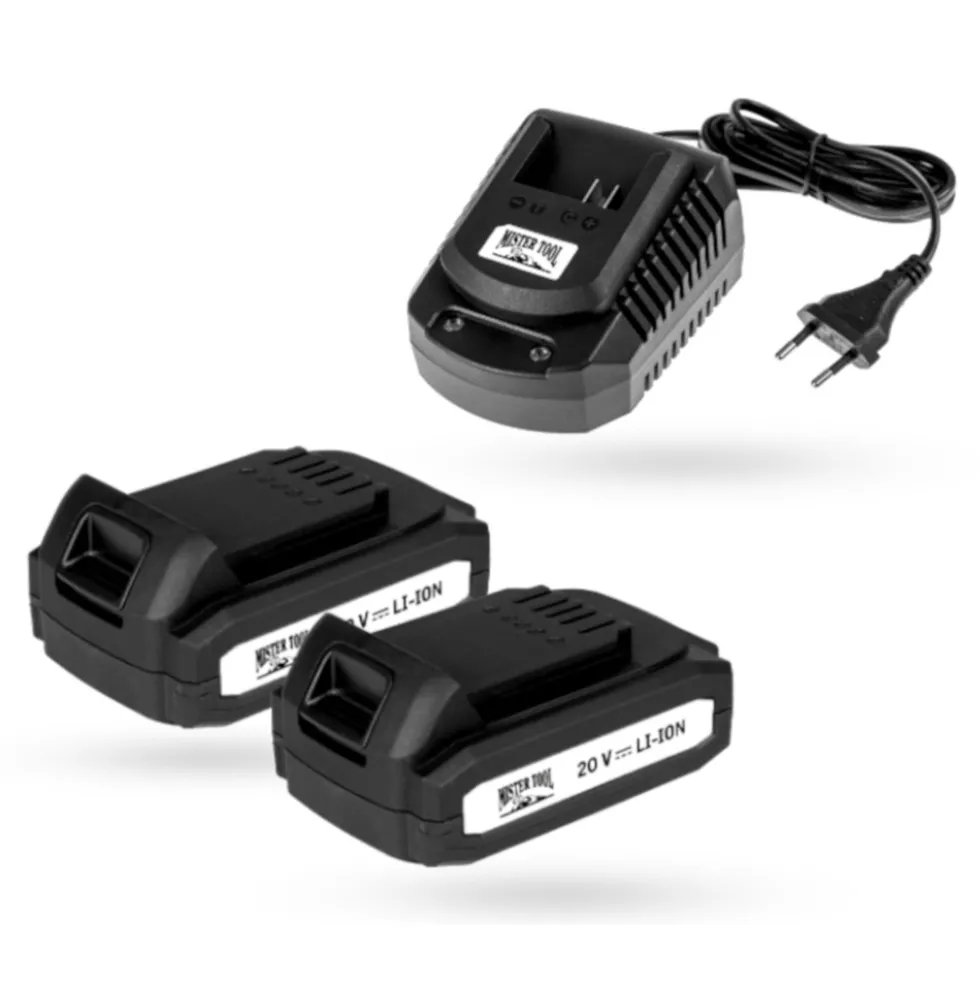 MISTER TOOL® Akku-Gartengeräte-Set 20 V