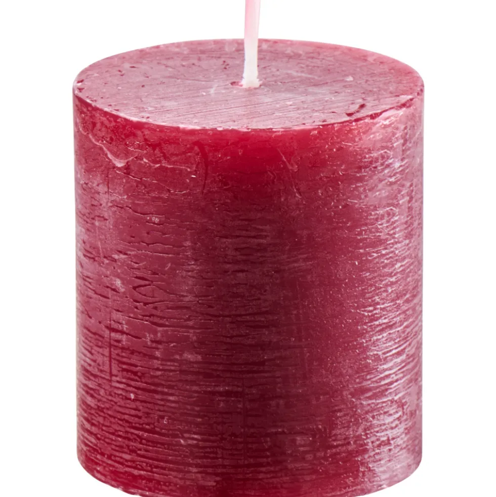 Müller Polar Stumpenkerze 75 x Ø 68 mm weinrot