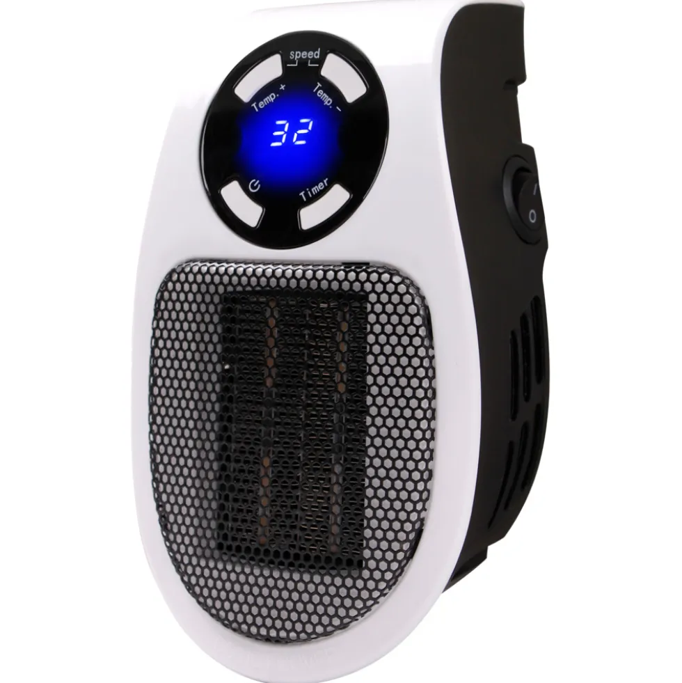 Mobiler Steckdosen-Heizlüfter 500 W
