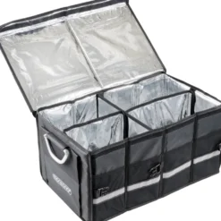 monzana® Kofferraumtasche schwarz 60 x 35 x 30 cm, isoliert