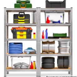 monzana® Schwerlastregal 875 kg, 2er-Set
