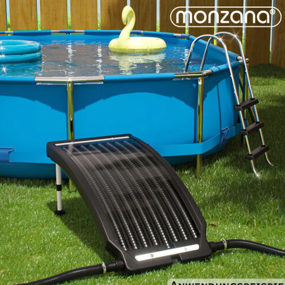 monzana® Solar-Poolheizung, anthrazit