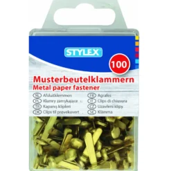 Musterklammern 100 Stück aus Metall 19 mm