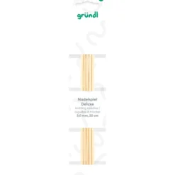 Nadelspiel Deluxe Bambus 3,00 mm 20 cm
