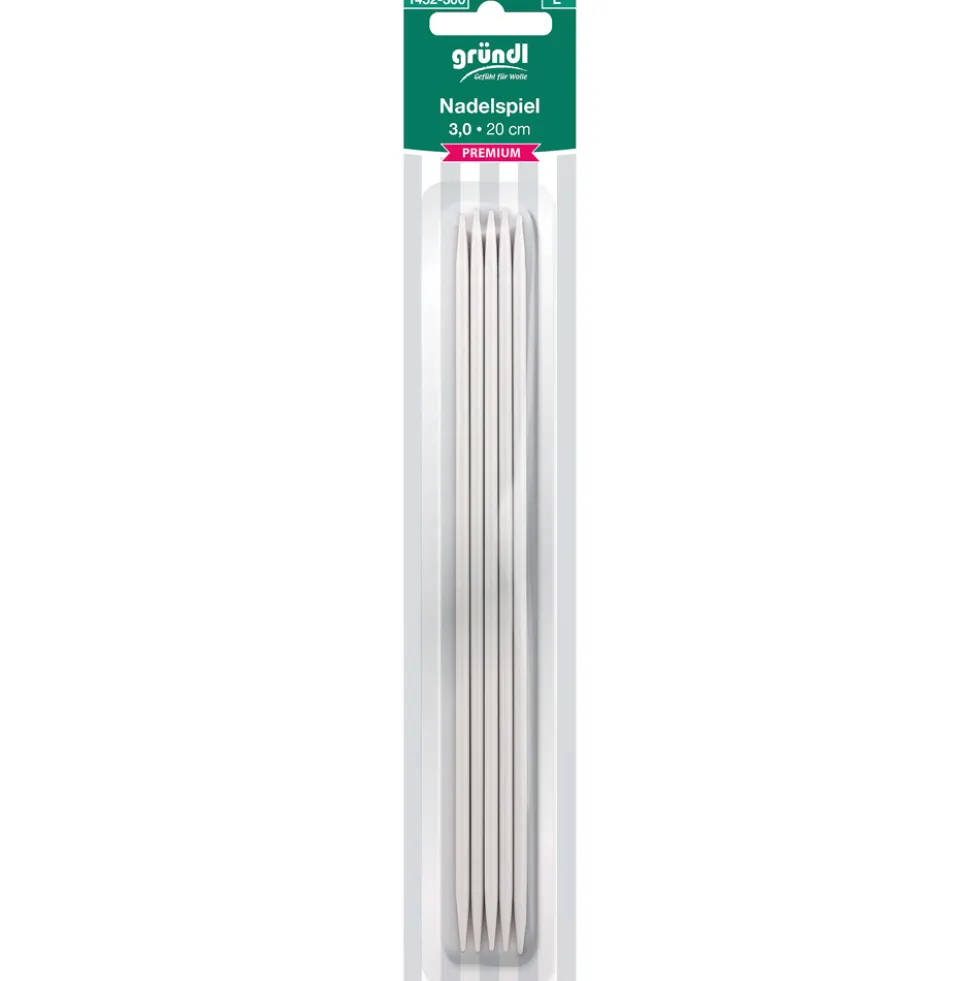 Nadelspiel Premium 3 mm 20 cm