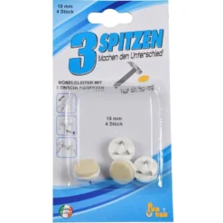 Nagel Filzgleiter-Set 4 Stück 19 mm in Weiß