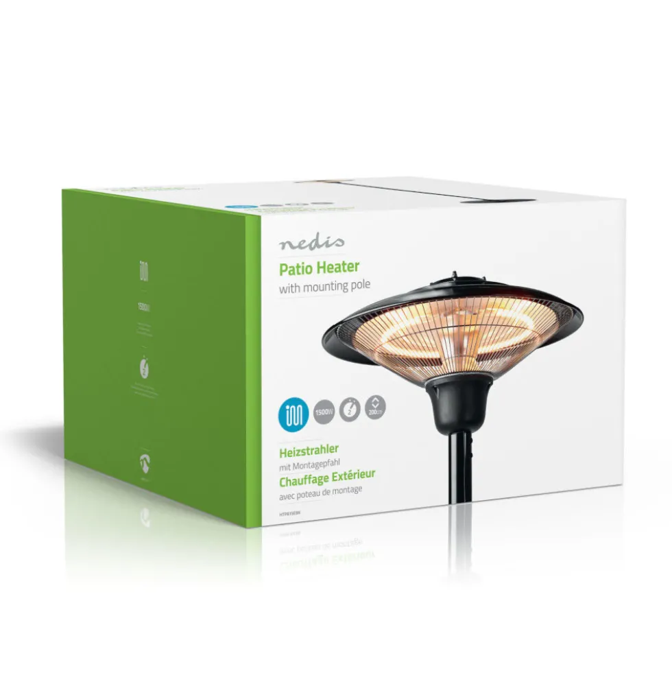 nedis elektrischer Terrassen-Heizstrahler 1500W