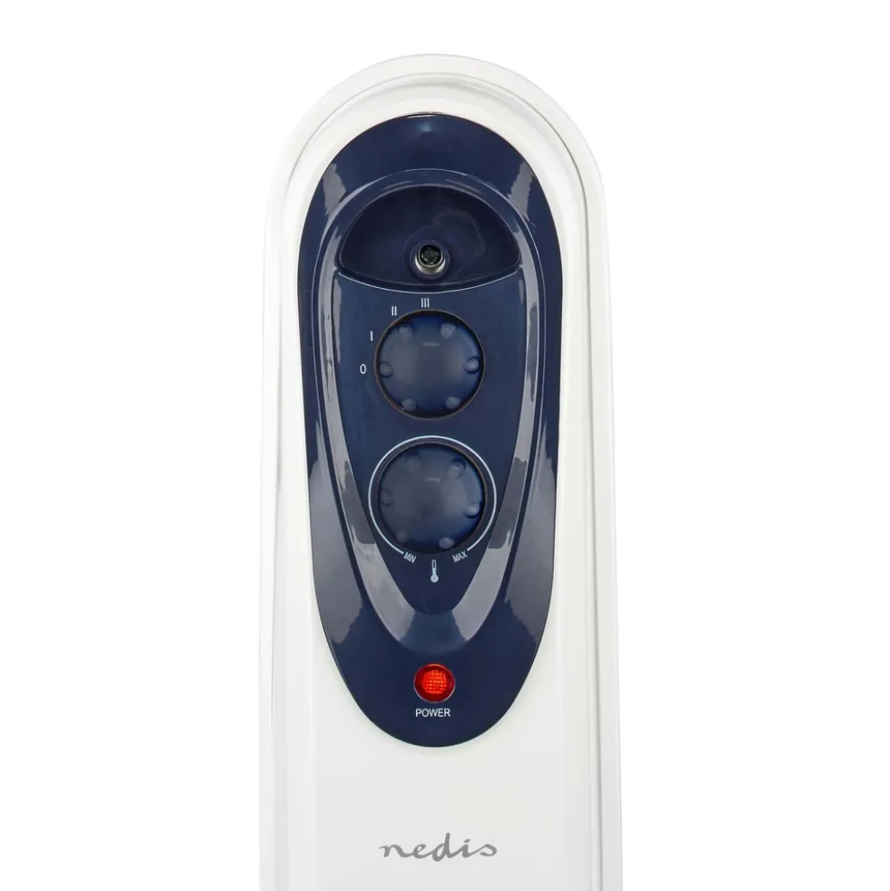 nedis mobiler Öl-Radiator mit 3 Leistungsstufen 600-1500 W