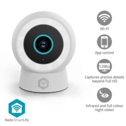 nedis SmartLife Außenkamera 3MP Full HD 1296p