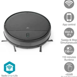 nedis SmartLife Saugroboter mit Wischfunktion