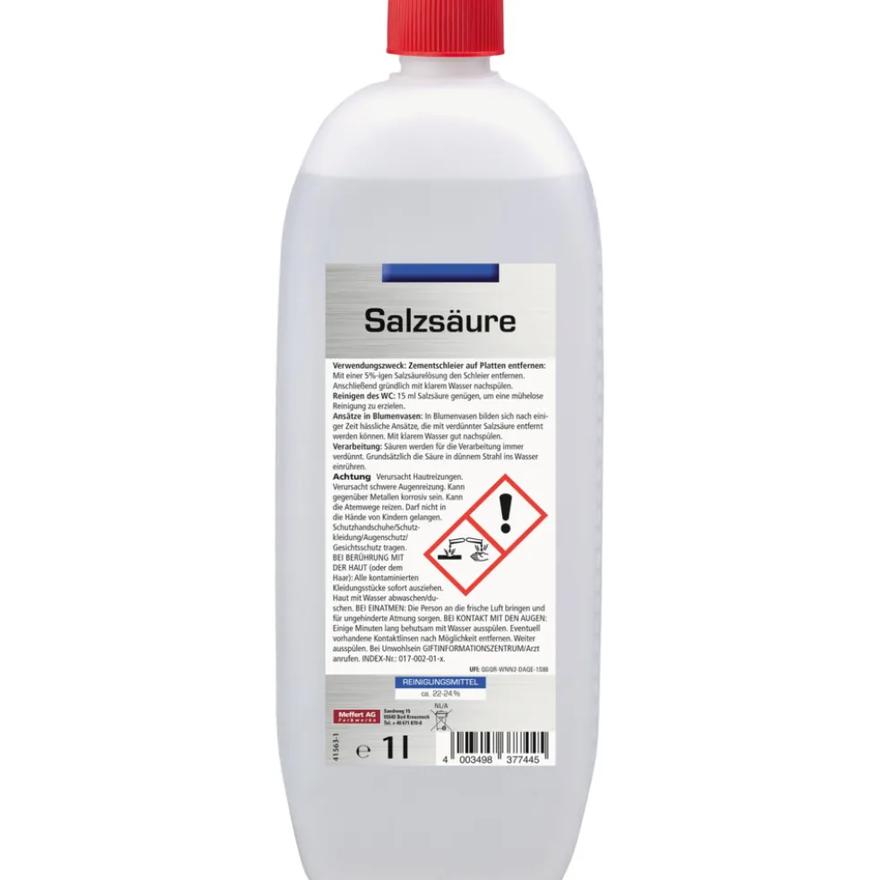 Neutral Salzsäure ca. 22-24 %