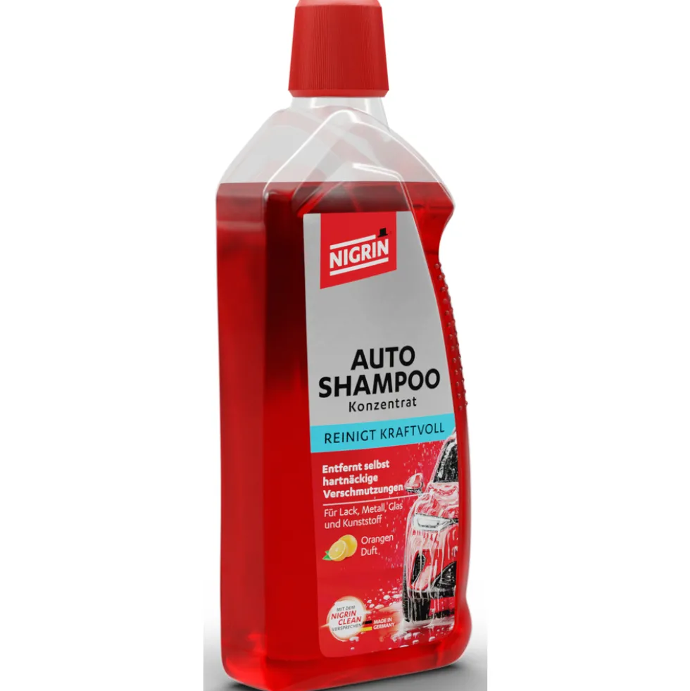 Nigrin Auto-Shampoo Konzentrat, 1 L, Orangenduft